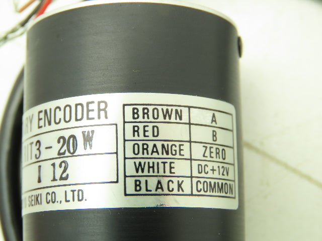 Tokyo Seiki RIT3-20W DC-12V Rotary Encoder