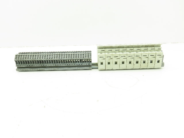 Bussmann CHM 1 Pole Fuse Holders 30 Amp 600V Lot of 9 Euro 4 Terminals Lot of 32