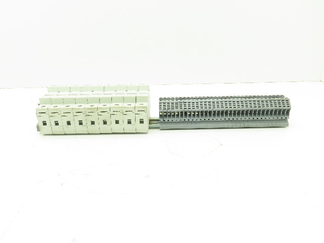 Bussmann CHM 1 Pole Fuse Holders 30 Amp 600V Lot of 9 Euro 4 Terminals Lot of 32