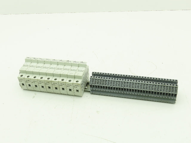 Bussmann CHM 1 Pole Fuse Holders 30 Amp 600V Lot of 9 Euro 4 Terminals Lot of 32