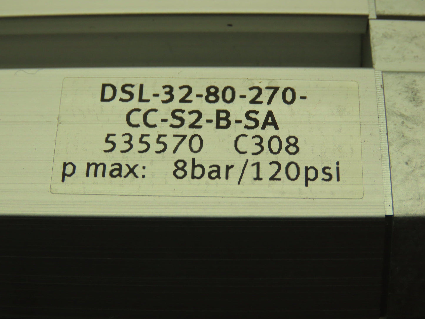 Festo DSL-32-80-270-CC-S2-B-SA Linear Drive 270° Swivel Air Cylinder 80mm Stroke