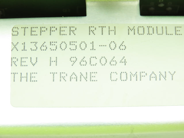 Trane X13650501-06 Stepper RTH Module PLC Rev H