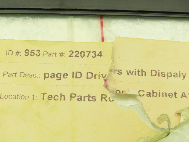 THS 220735 Page ID Display Driver ISE CU20026SCPB Screen 40 Digit