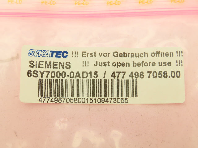 Siemens T-VD6001571 A5E01184387 Version: A 16ft