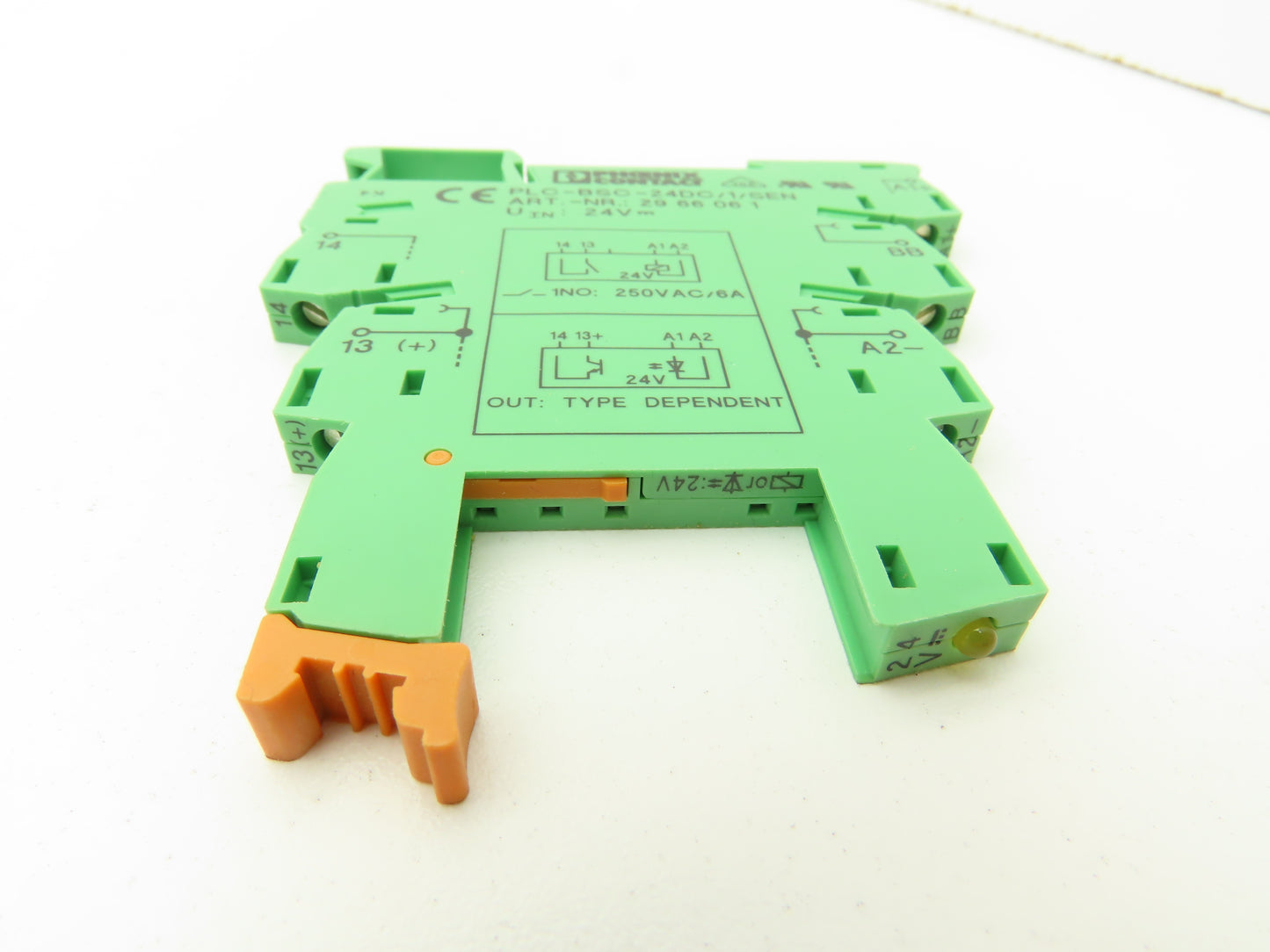 Phoenix Contact PLC-BSC-24DC/1/SEN Relay Terminal Block Module 24VDC LOT OF 6