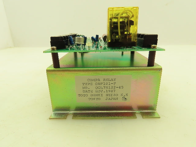 Toyo Denki QBF101-F QF40229-2E-3E Compa Relay Power Supply Relay Control Panel