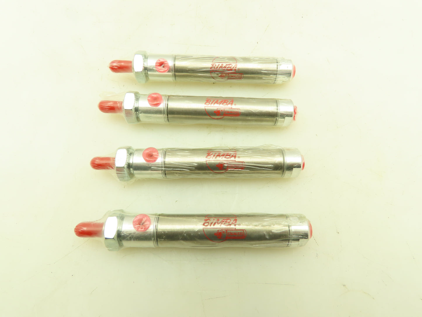 Bimba NR-021.5-DG Pneumatic Air Cylinder Double Action Square Rod Lot of 4