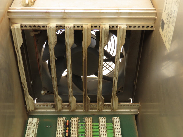 Siemens TASC 200 PLC 6-Slot Card Chassis Board Rack