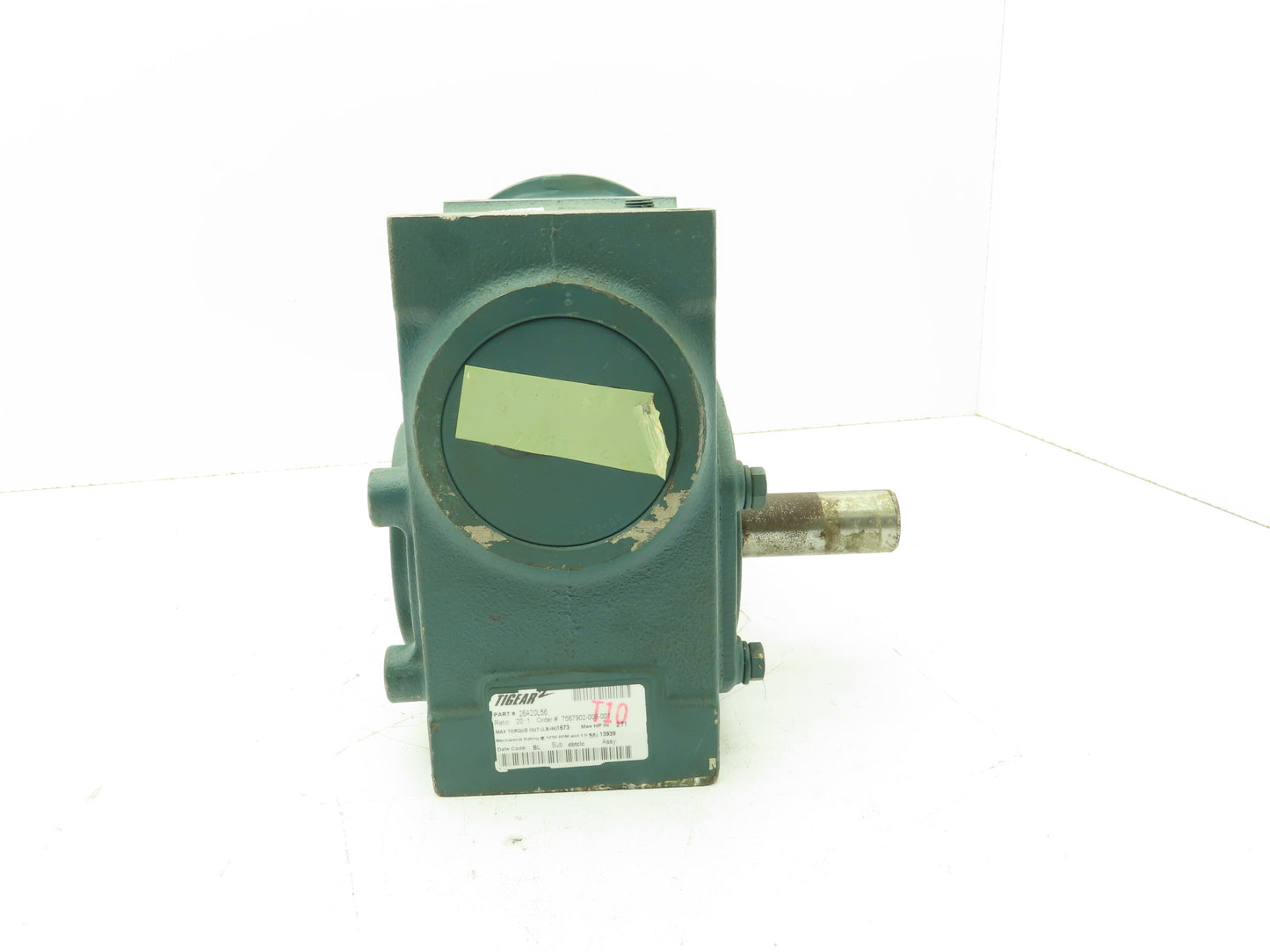 Dodge Tigear 26A20L56 Worm Gear Box Speed Reducer 20:1 Ratio 2.71HP 1-1/8"LH 56C