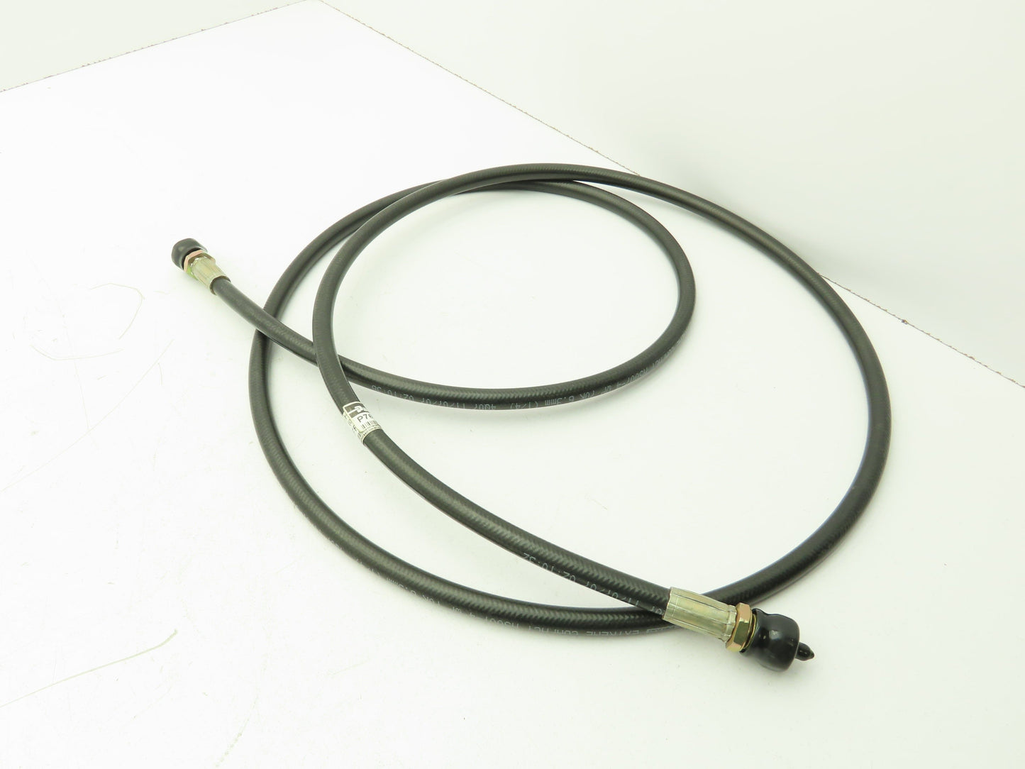 Parker H5007-4 Extreme Compact 1/4" x 90" Hydraulic Hose Female JIC Swivel Ends