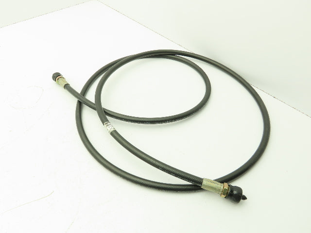 Parker H5007-4 Extreme Compact 1/4" x 90" Hydraulic Hose Female JIC Swivel Ends