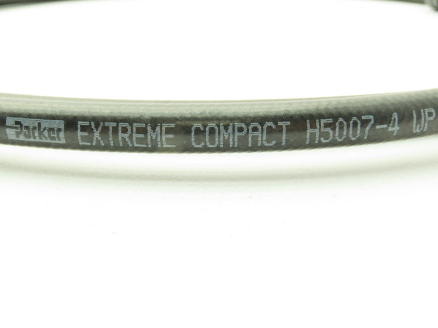 Parker H5007-4 Extreme Compact 1/4" x 90" Hydraulic Hose Female JIC Swivel Ends