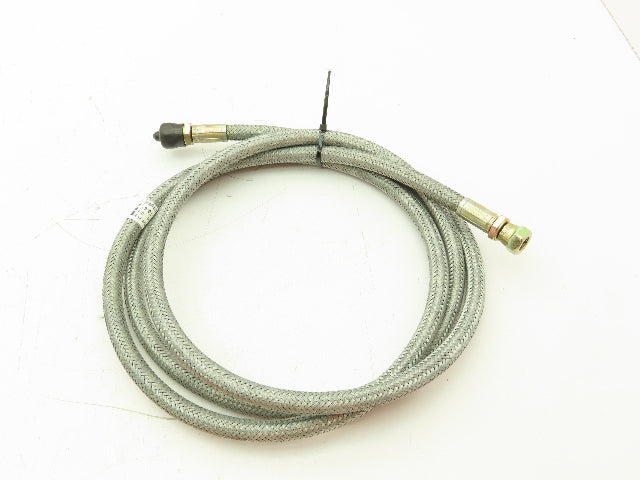 Parker P76212501 Braided Steel Flex Hose 1/4" x 8' Female JIC Swivel Ends