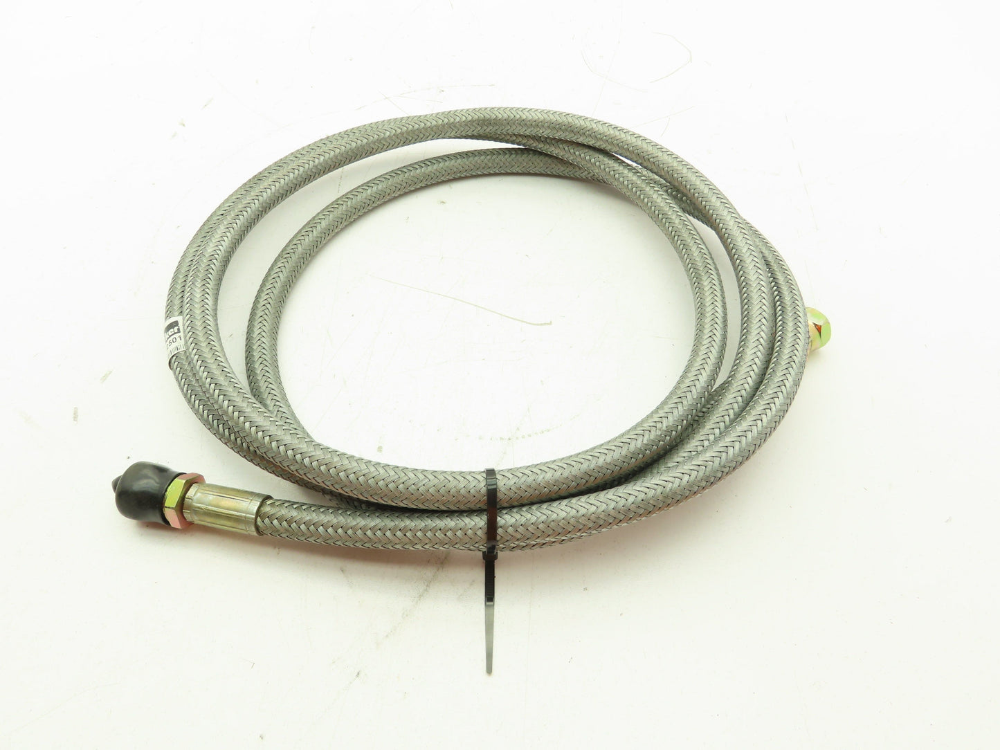 Parker P76212501 Braided Steel Flex Hose 1/4" x 8' Female JIC Swivel Ends