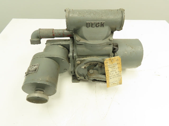 Harold Beck Company 2521-1931A Actuator 131.5:1 Ratio 30#FT. 100° in 30 Sec 115v