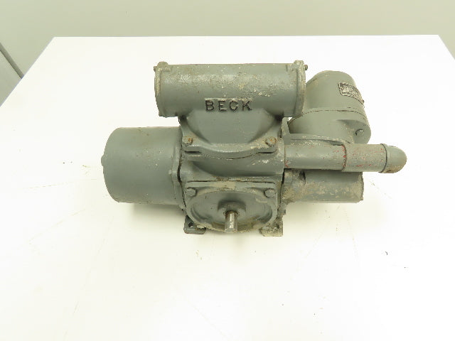 Harold Beck Company 2521-1931A Actuator 131.5:1 Ratio 30#FT. 100° in 30 Sec 115v