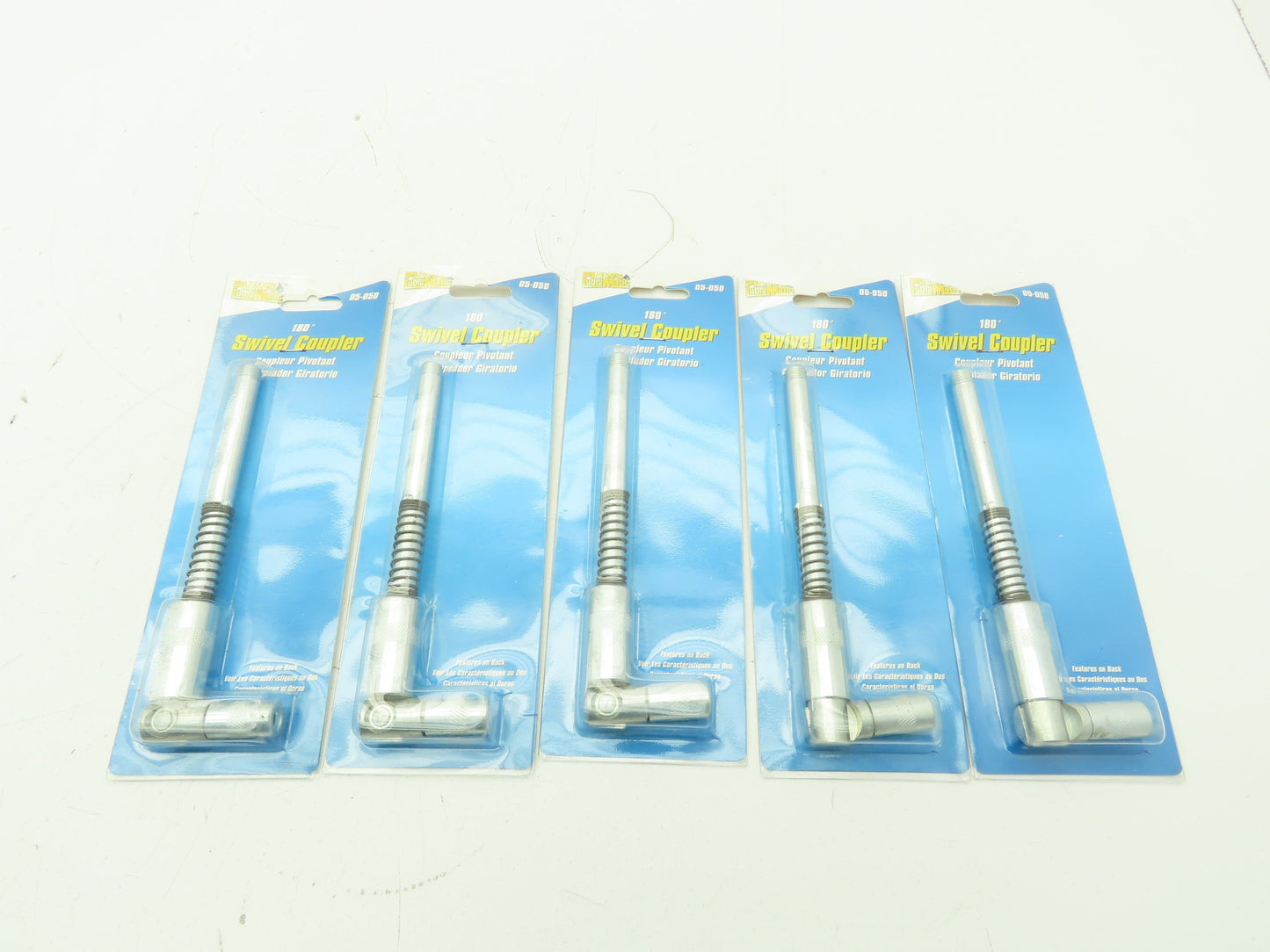 Lot of 5 Plews LubriMatic 05-050 Grease Gun 180° Swivel Coupler