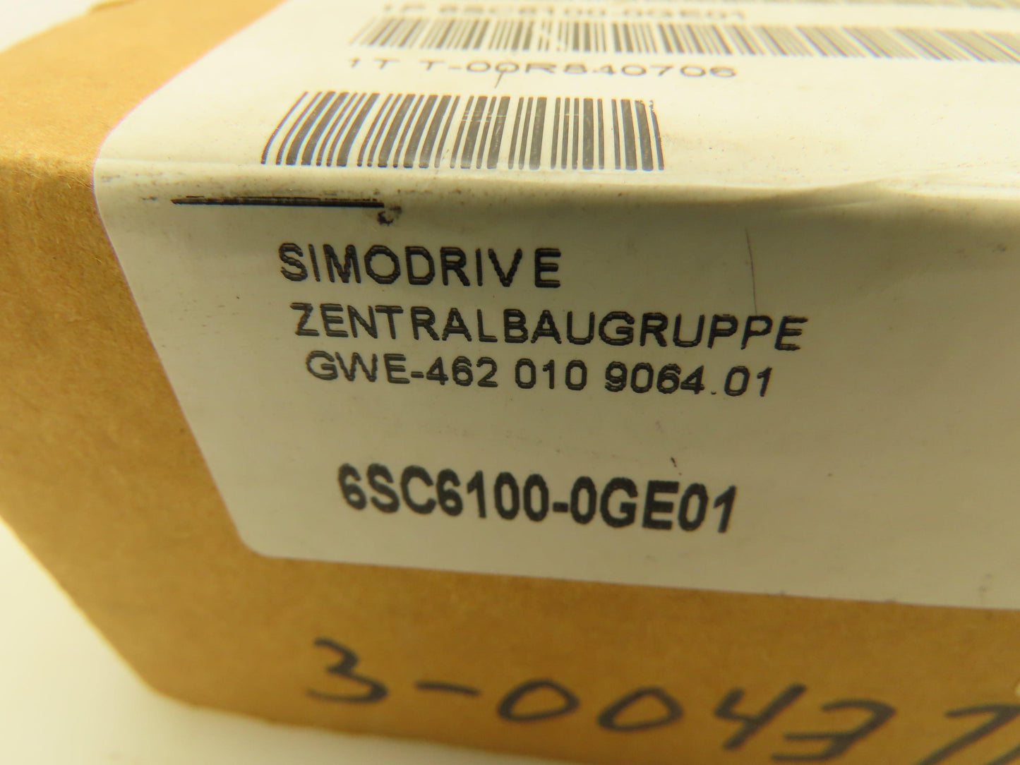 Siemens 6SC6100-0GE01 Simodrive Power Supply 6SC65