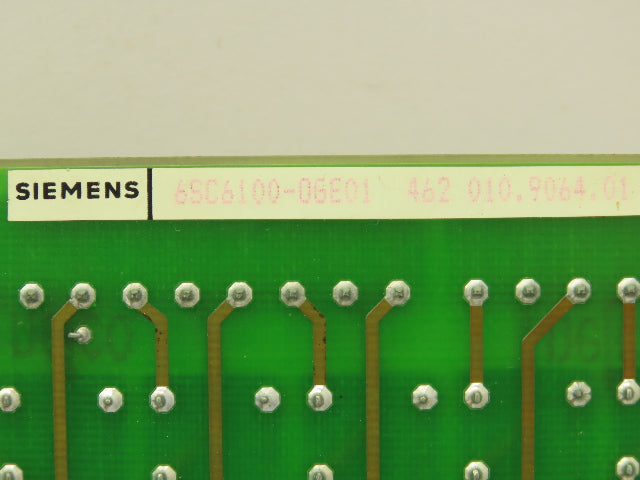 Siemens 6SC6100-0GE01 Simodrive Power Supply 6SC65