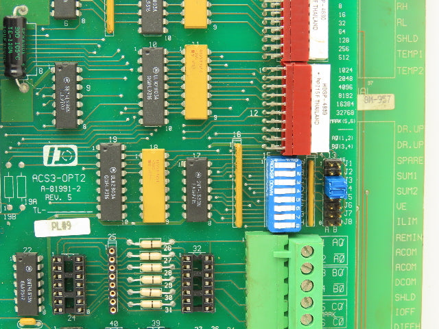 Industrial Drive ACS3-OPT2 A-81991-2 Servo Encoder Board Rev 5 Motor Control