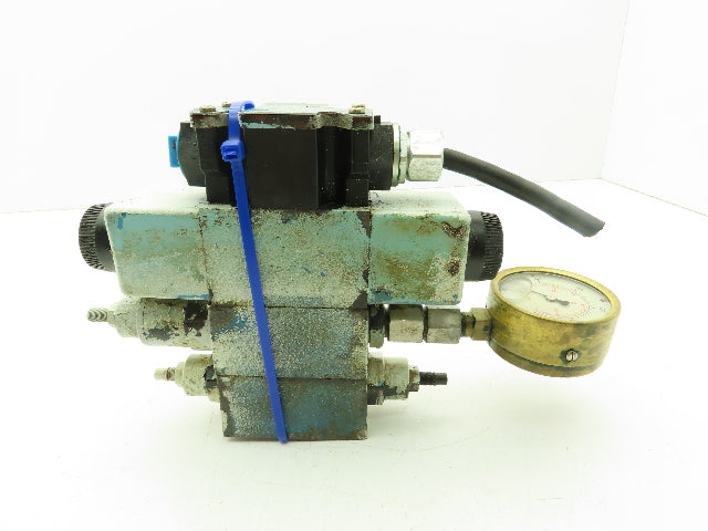 Vickers DG4V-3S-2A-M-FTWL-B5-60 Directional Control Solenoid Valve Stack 120V