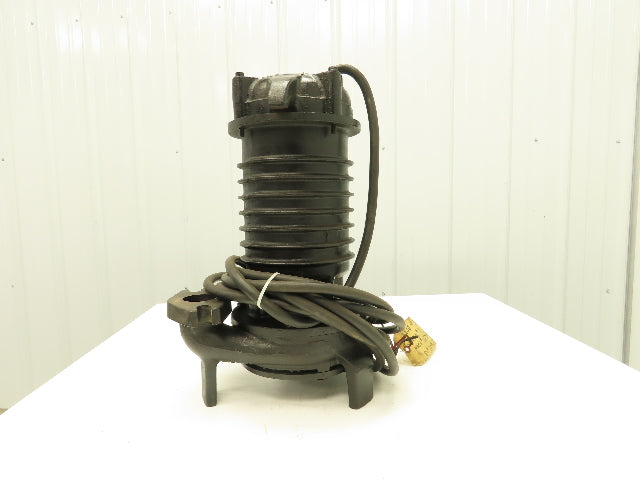 Weil Submersible Waste Water Pump 1-1/2" Flange 1/2HP 1750 RPM 460V 3PH