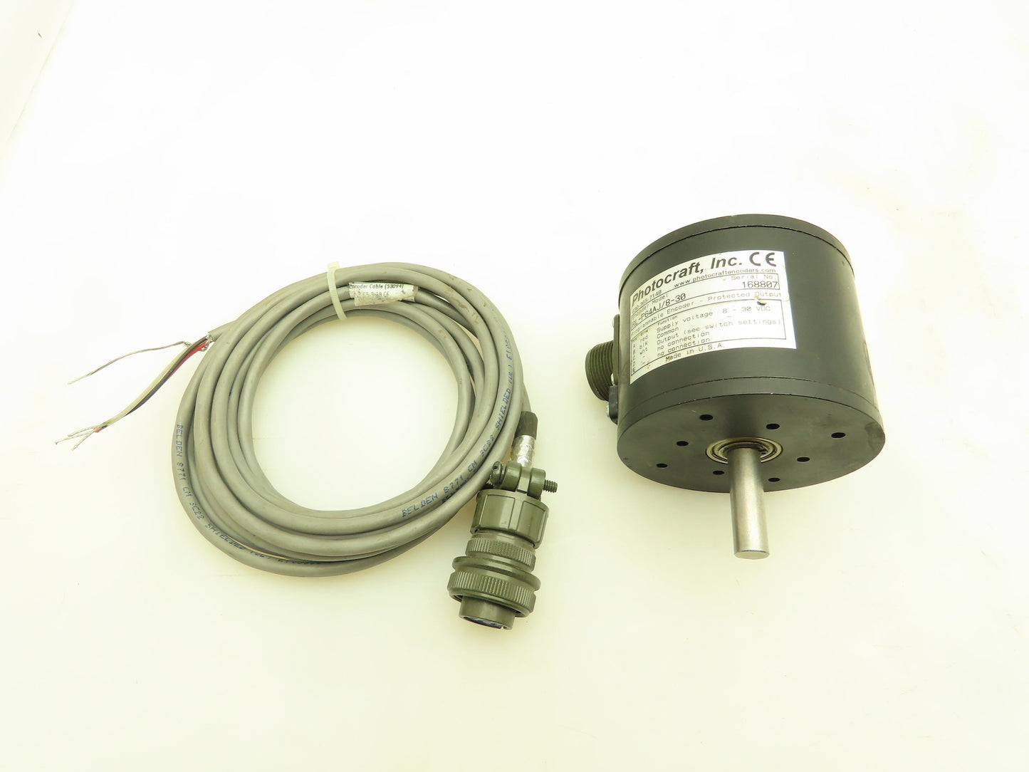 Photocraft RL-P64AJ/8-30 Incremental Shaft Encoder 8-30VDC