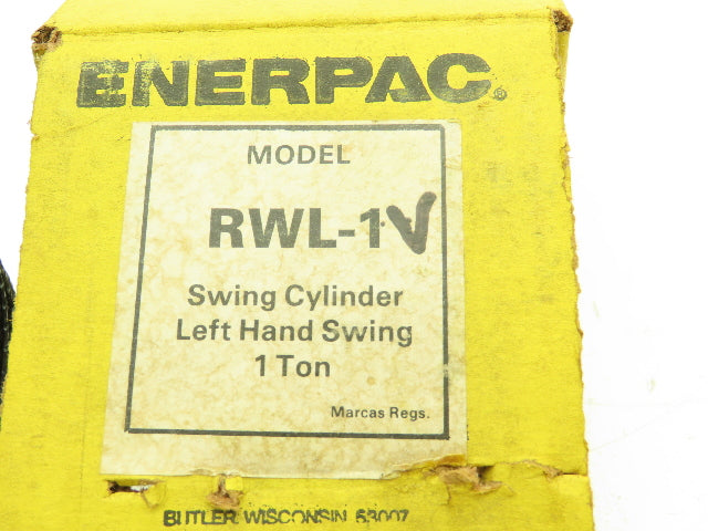 Enerpac RWL-1 Single Acting Left Hand Swing Clamp Cylinder Threaded Body 1-Ton