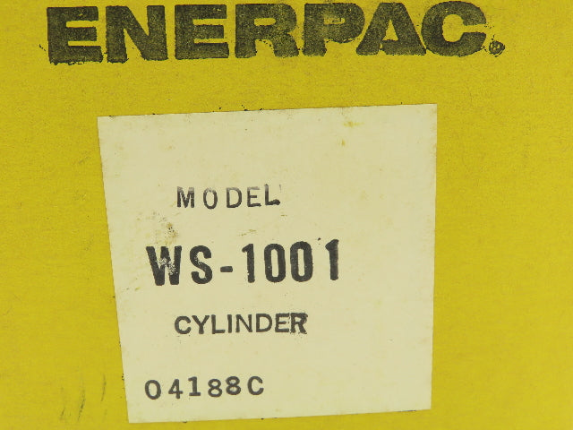 Enerpac WS-1001 Hydraulic Work Support Spring Cylinder Threaded Body
