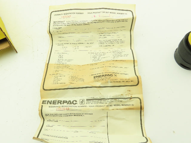 Enerpac WS-5001 Hydraulic Work Support Spring Cylinder 0.40" Stroke