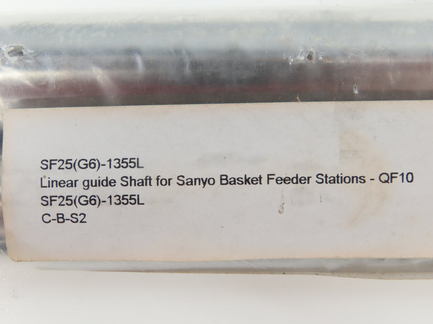THK SF25-1355L Precision Linear Shaft Chrome Steel 25mm x 1355mm LOT OF 2