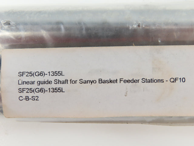 THK SF25-1355L Precision Linear Shaft Chrome Steel 25mm x 1355mm LOT OF 2