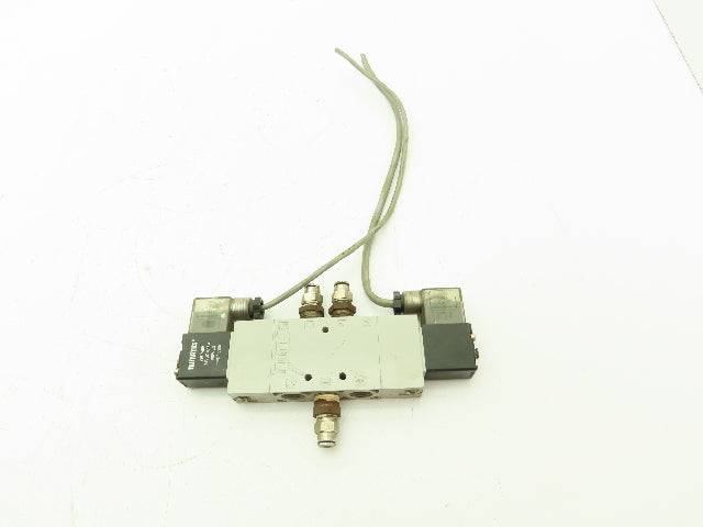 Numatics L23BB552B000061 Double Acting Solenoid Pneumatic Air Valve 24VDC Coil