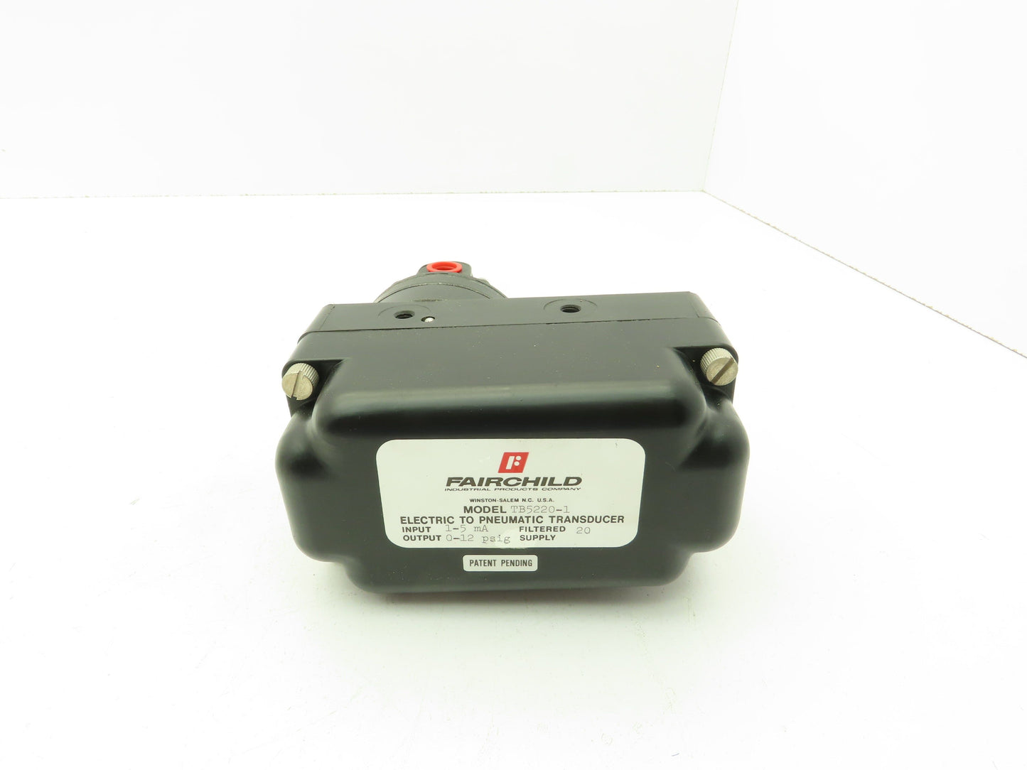 Fairchild TB5220-1 Transducer Electric To Pneumatic 1:1 1-5ma 0-12 PSIG