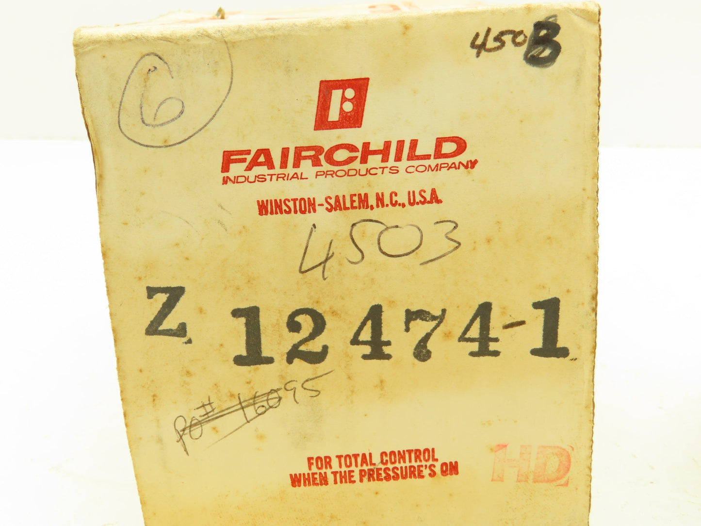 Fairchild 4506 Z12474-1 Pneumatic Air Volume Booster Model 4500 1.62/1 Output