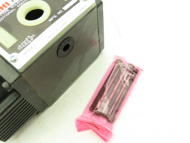 Nachi SS-G03-A3Z-FR-D1-E10 Hydraulic Directional Control Solenoid Valve 12VDC