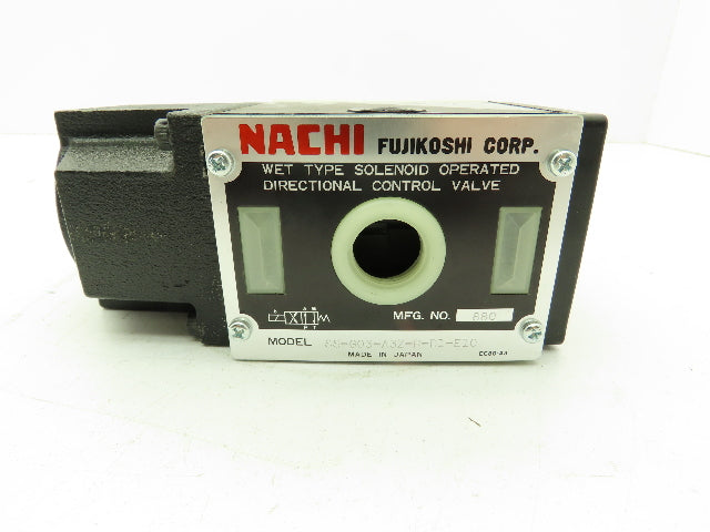 Nachi SS-G03-A3Z-R-D1-E10 Hydraulic Directional Control Wet Solenoid Valve 12VDC