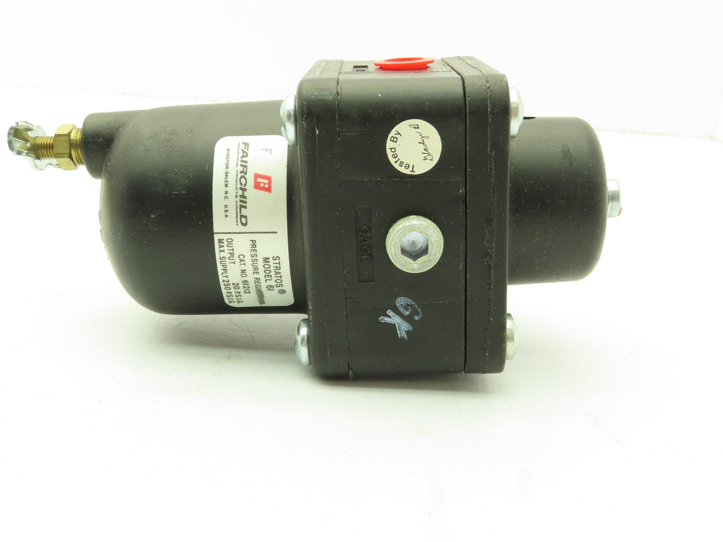 Fairchild 61212 Stratos Service Pneumatic Air Pressure Regulator Model 61 20 PSI