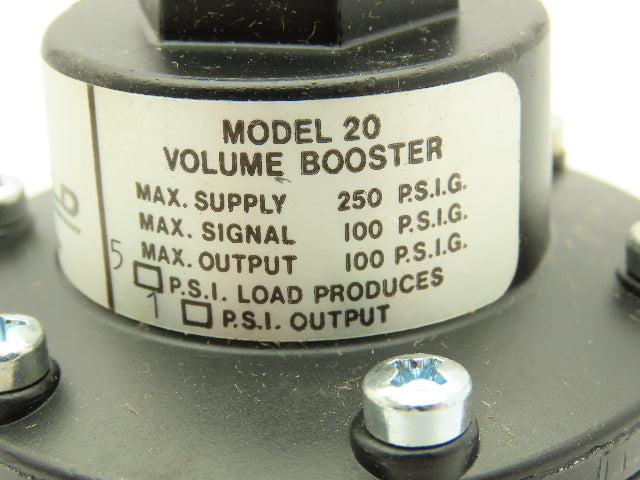 Fairchild 20693 Pneumatic Air Volume Booster 5/1 Output Model 20