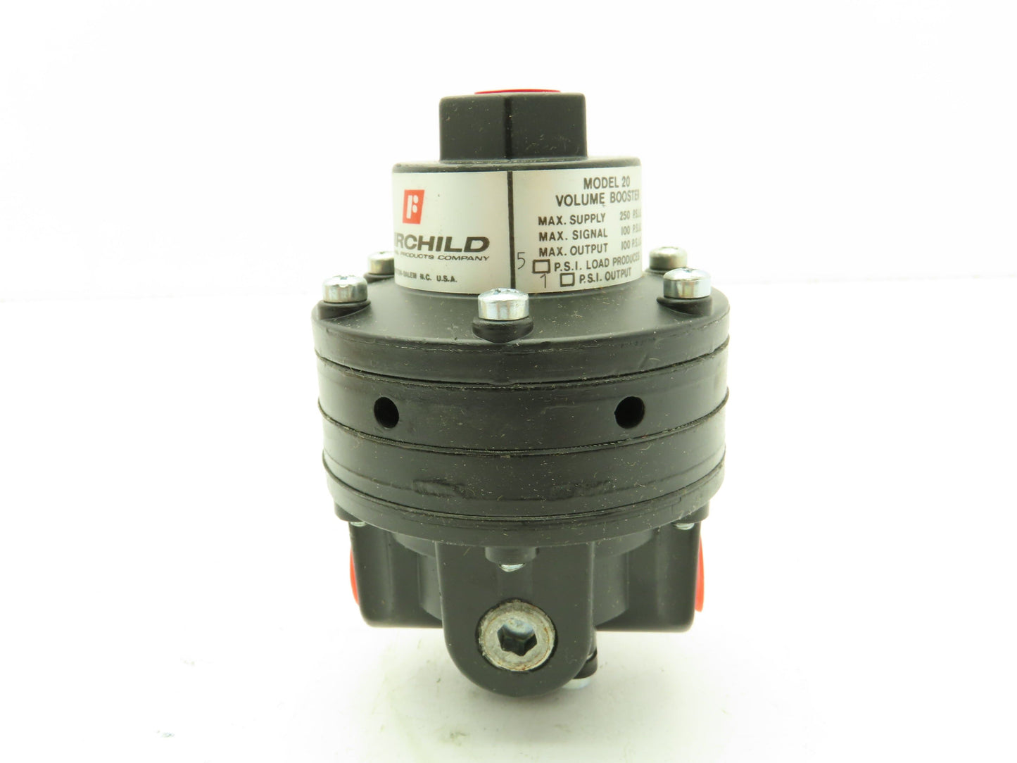 Fairchild 20693 Pneumatic Air Volume Booster 5/1 Output Model 20
