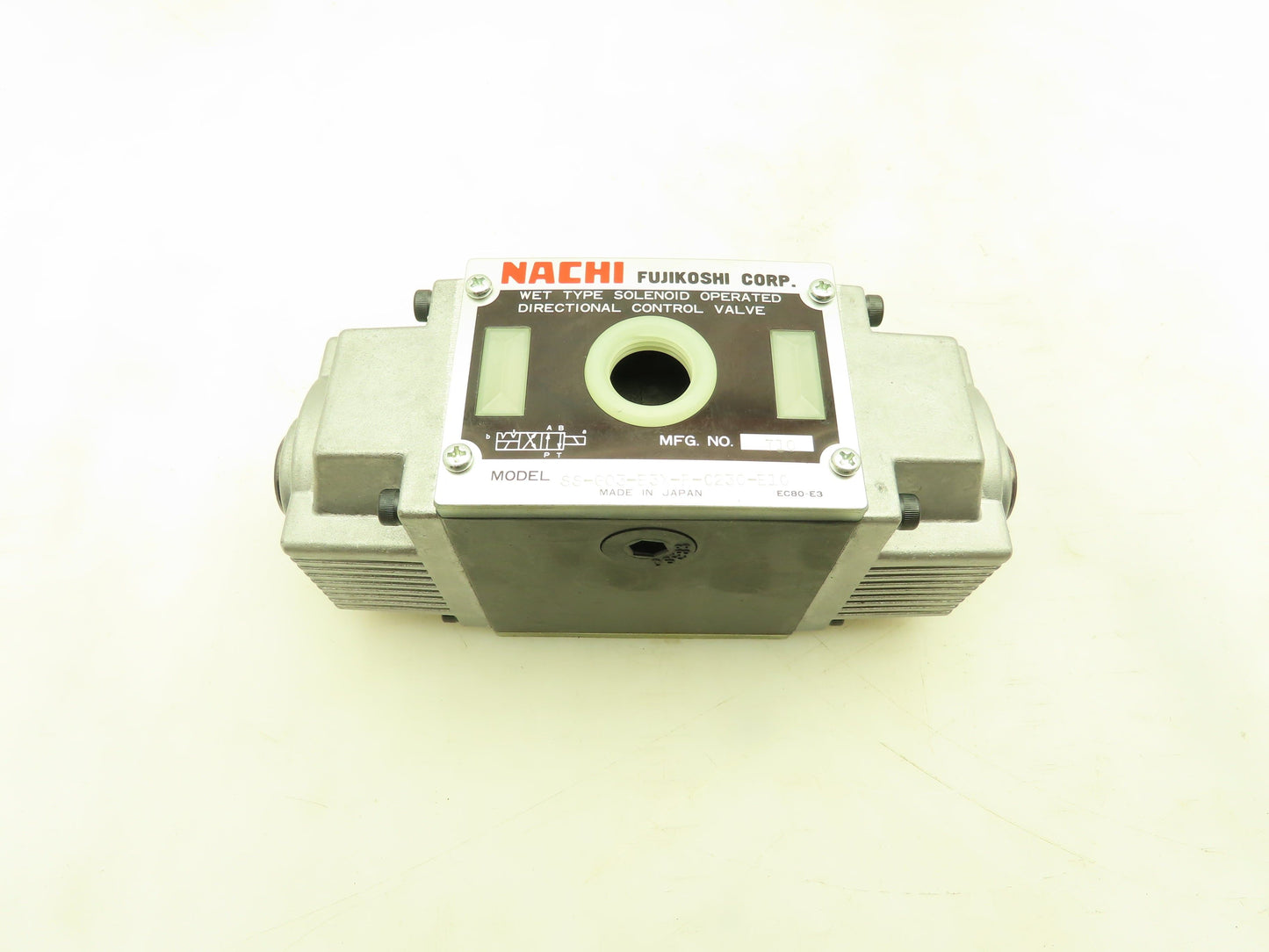 Nachi SS-G03-E3X-R-C230-E10 Hydraulic Directional Control Solenoid Valve 220V