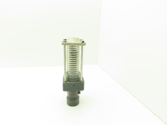 Plast-o-matic DS100B-NC 1" PVC Shutoff Valve NC Pneumatic Air Automatic Sch 80