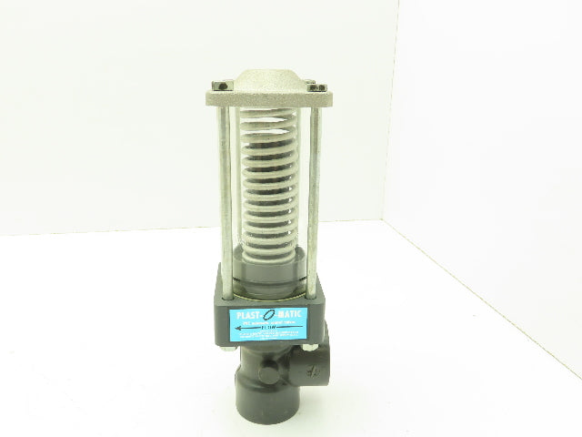 Plast-o-matic DS100B-NC 1" PVC Shutoff Valve NC Pneumatic Air Automatic Sch 80