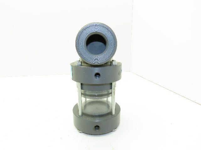 Plast-o-matic EA100V 1" Shutoff Valve Double Action Pneumatic Powered