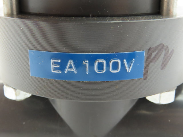 Plast-o-matic EA100V 1" Shutoff Valve Double Action Pneumatic Powered