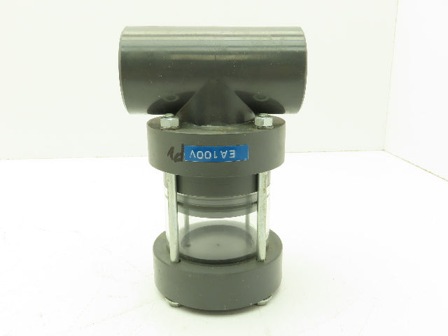 Plast-o-matic EA100V 1" Shutoff Valve Double Action Pneumatic Powered