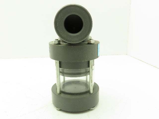 Plast-o-matic EA100V 1" Shutoff Valve Double Action Pneumatic Powered