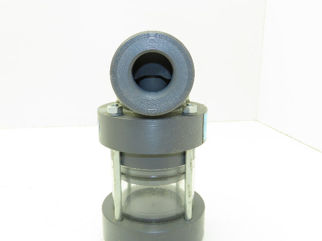 Plast-o-matic EA100V 1" Shutoff Valve Double Action Pneumatic Powered