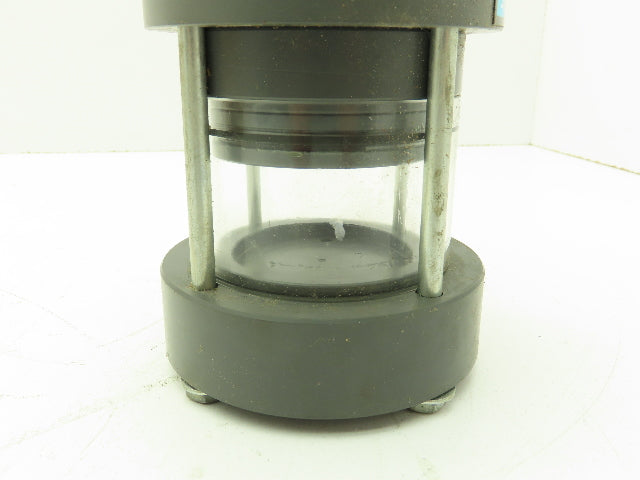 Plast-o-matic EA100V 1" Shutoff Valve Double Action Pneumatic Powered