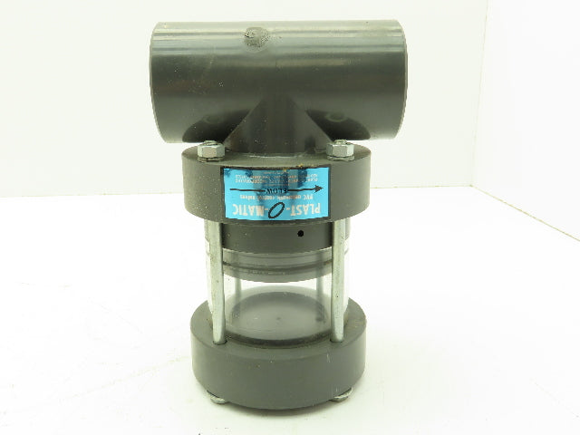 Plast-o-matic EA100V 1" Shutoff Valve Double Action Pneumatic Powered